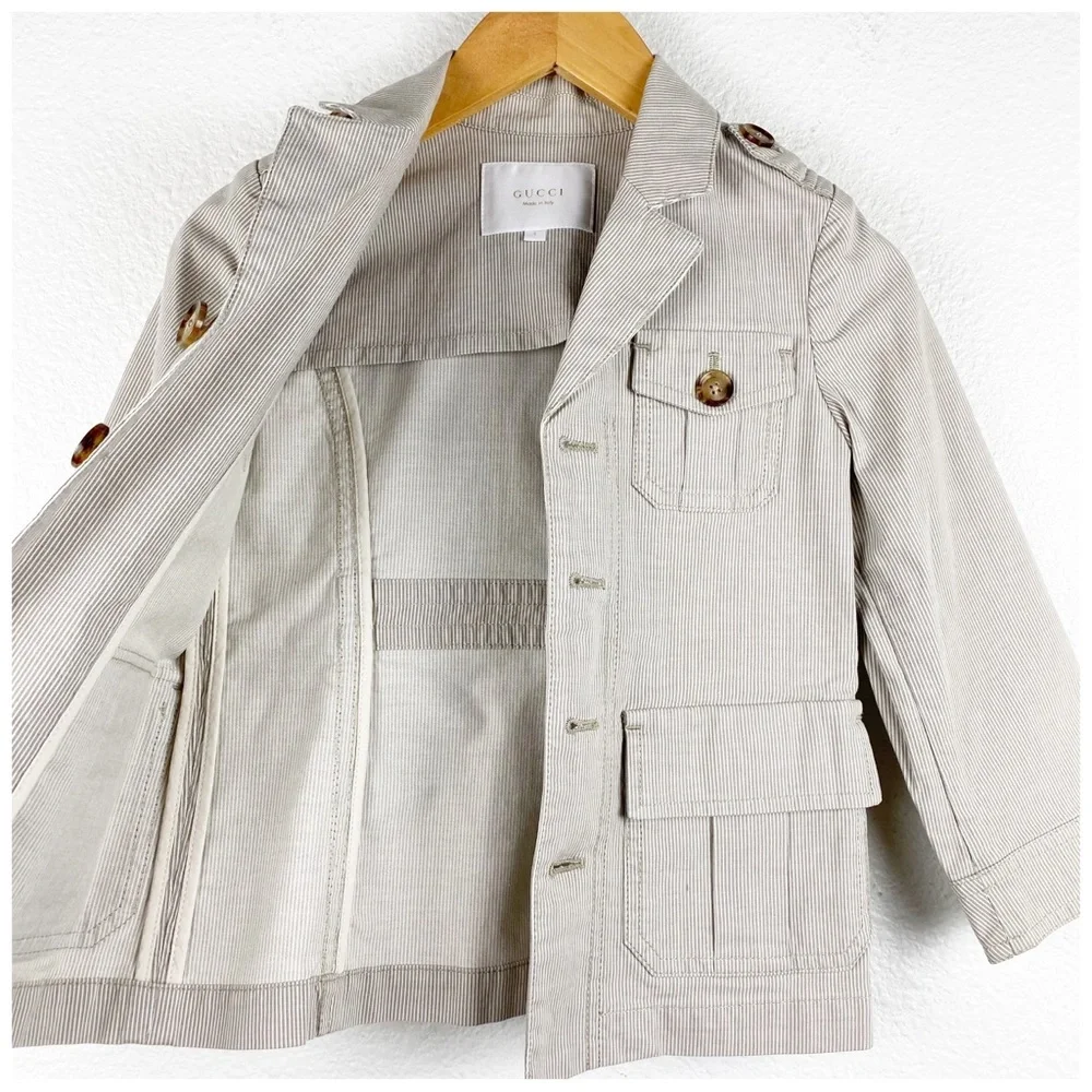 Gucci tan stripe